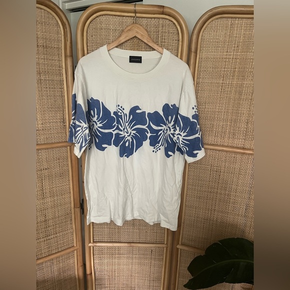 Free People The Bureau Hibiscus Oversized Tee - Picture 6 of 9